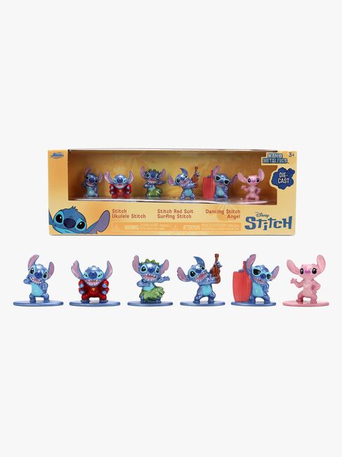 Disney Stitch Geschenkset Nanofiguren 6 Teile