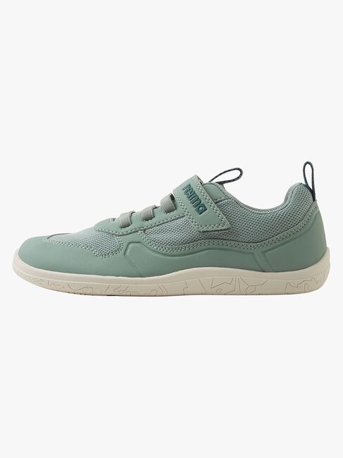 Reima Telmin Jr Barefoot Sneaker, Stone Green
