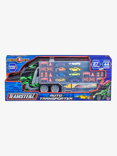 Teamsterz Metro City Spielset Auto Transporter mit 8 Autos