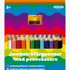 Kärnan Holzbuntstifte 12 Stk kurze Jumbo Maler