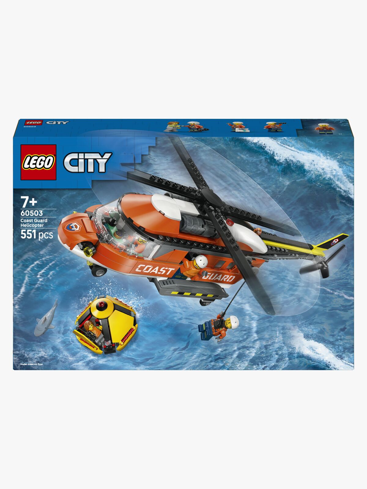 LEGO City 60503 Hubschrauber der Küstenwache