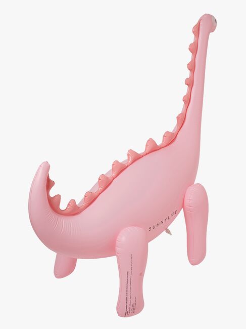 SUNNYLiFE Giant Dino Aufblasbarer Sprinkler, Into the Wild Pink