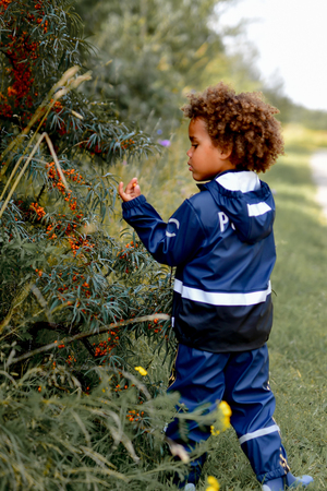 Mikk-Line Polizei Regenset mit Hosenträgern, Blue Nights