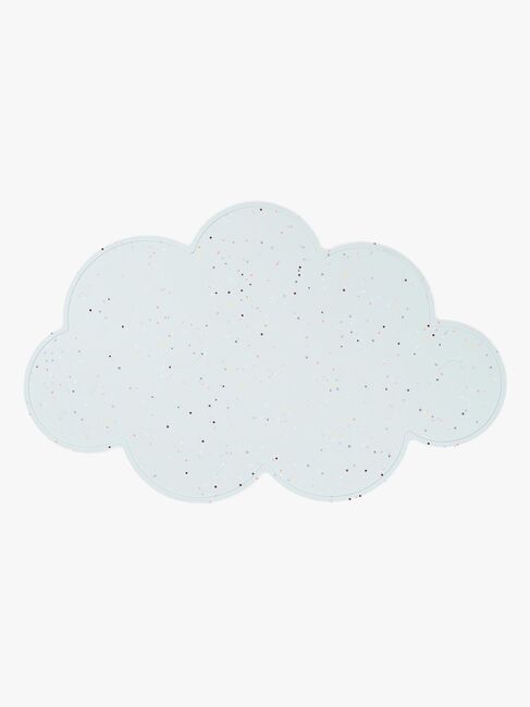 Done By Deer Tischset Silikon Confetti, Blue