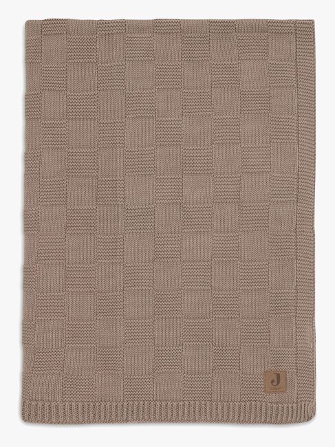 Jollein Decke 75x100 cm Box Knit, Milky Coffee