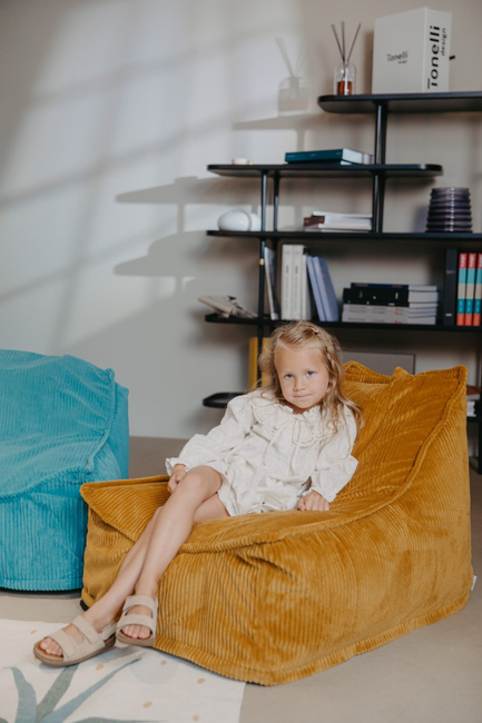 Yappy Kids Yappyhug Sitzsack, Mustard