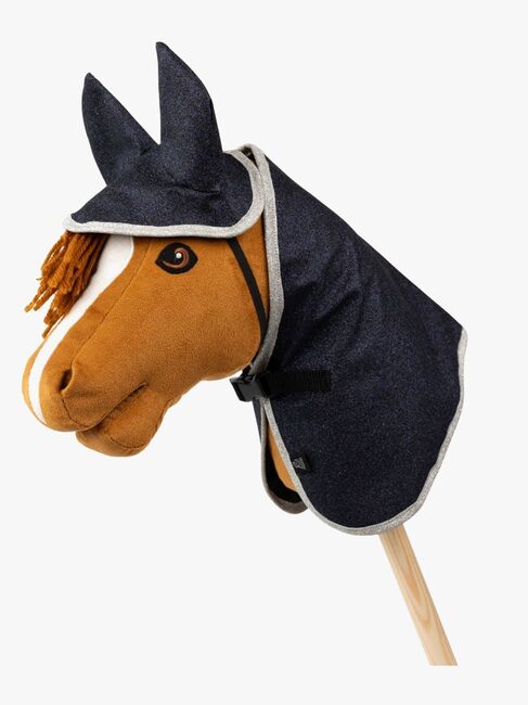 My Hobby Horse Decke & Haube Glitzer, Marineblau