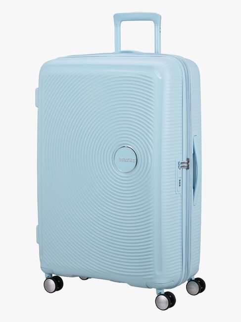 American Tourister Soundbox Spinner Reisekoffer 97L, Pastel Blue