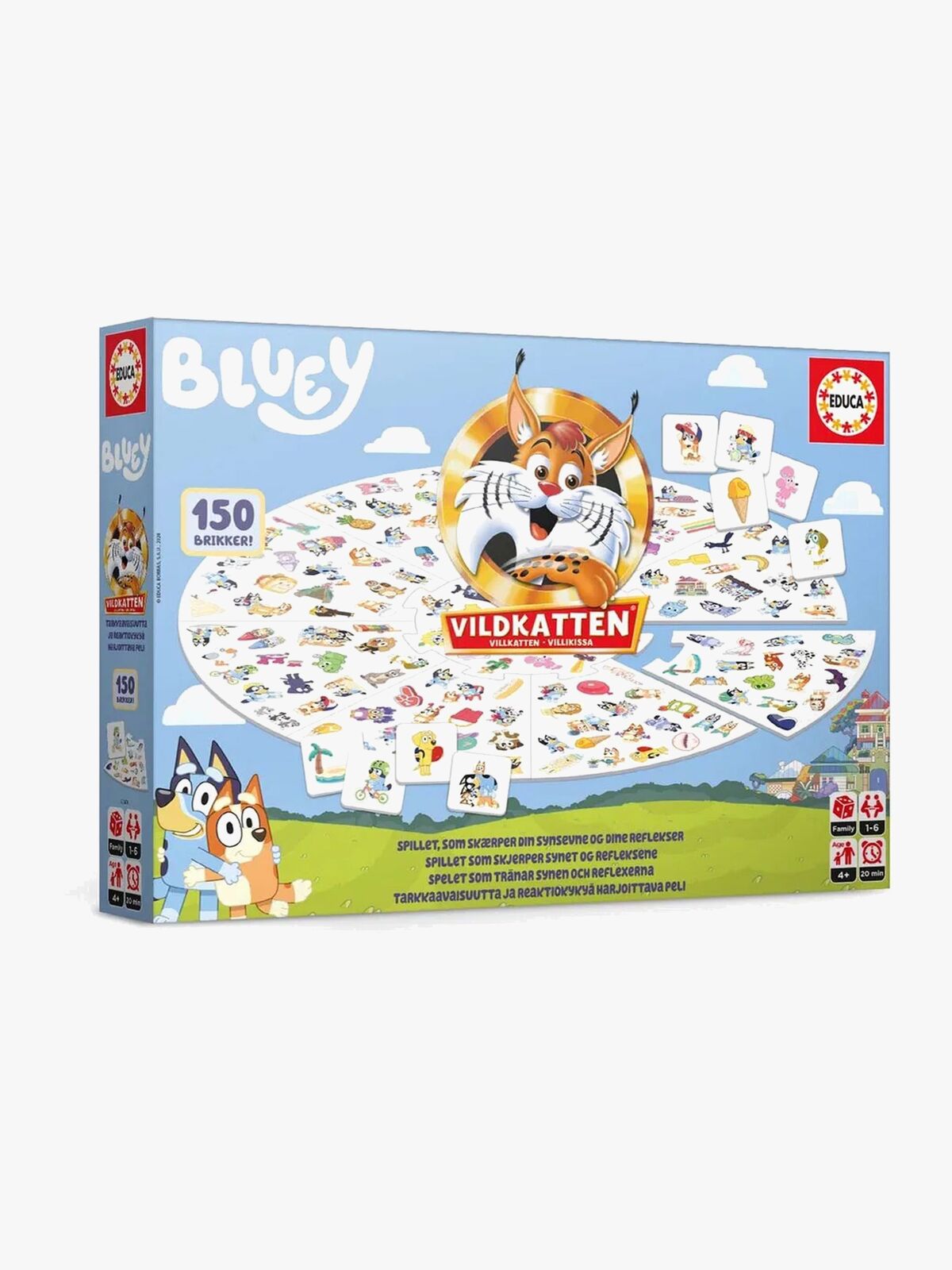 Educa Wildkatze Bluey Spiel 150