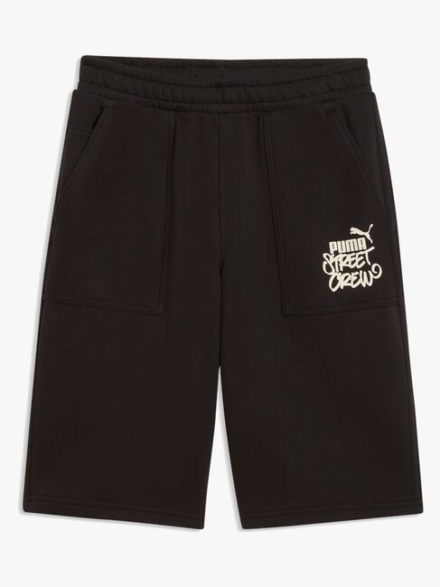 Puma MID90s Lockere lange Shorts, Schwarz