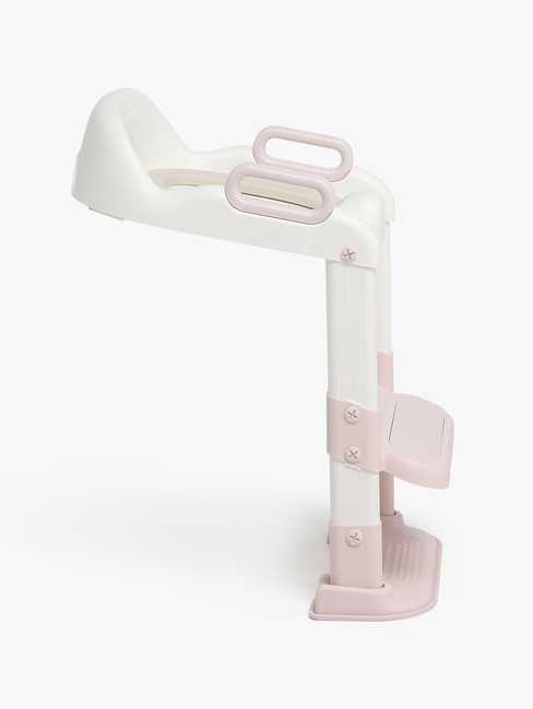 Beemoo CARE Assist Toilettensitz mit Leiter, Pink