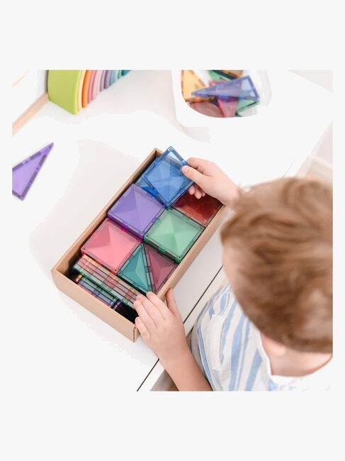 Connetix Magnetische Bauteile Pastel Starter-Set 64 Teile