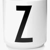 Design Letters Becher Keramik Z, Weiß