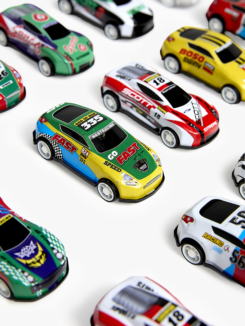 Alex's Garage Rückziehmotor Rennautos 24 Teile