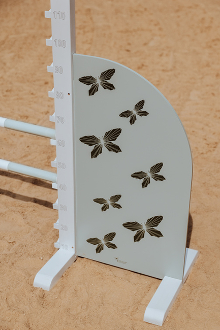 byASTRUP Seiten für Sprunghindernisse Schmetterlinge 2 Teile