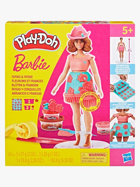 Play-Doh Barbie Knete Blumen und Fransen