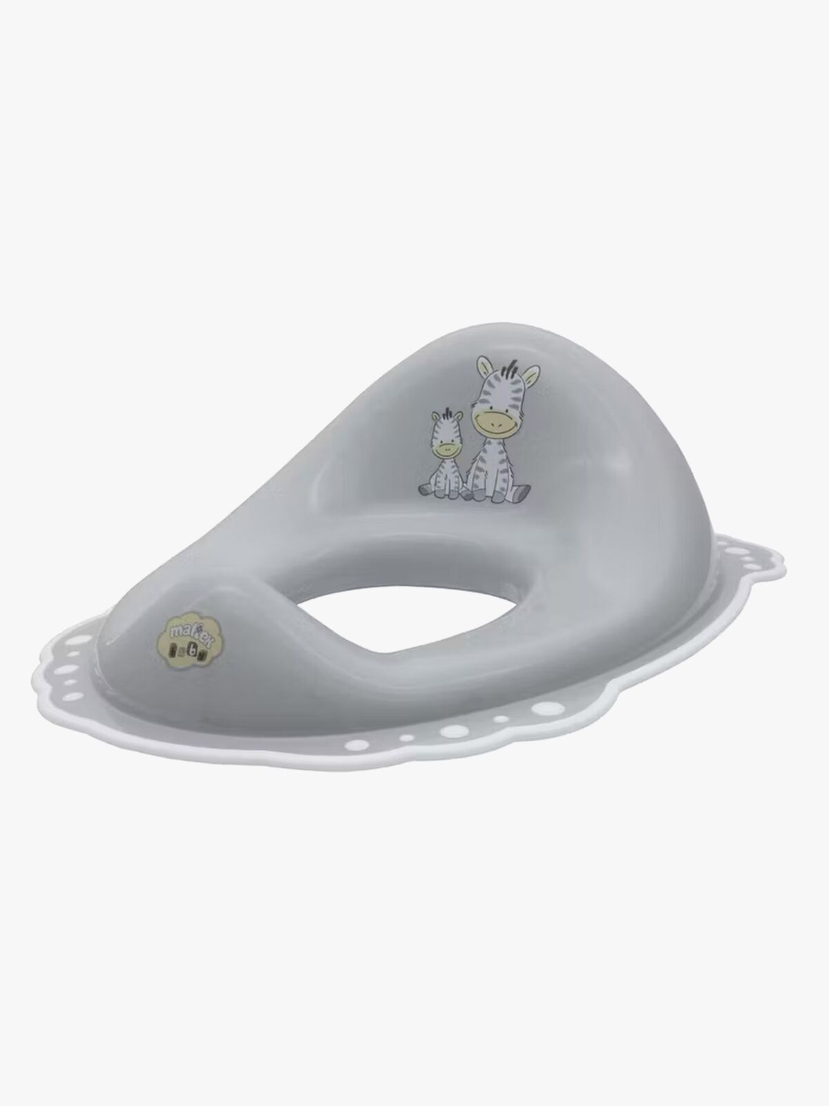Maltex Zebra Toilettensitz Antislip, Grau