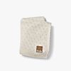 Elodie Lochmuster-gestrickte Decke 100x75 cm, Creamy White