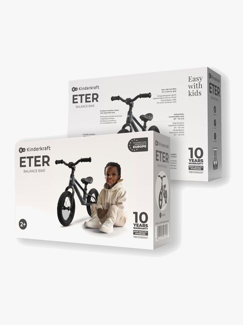 Kinderkraft ETER Laufrad, Schwarz