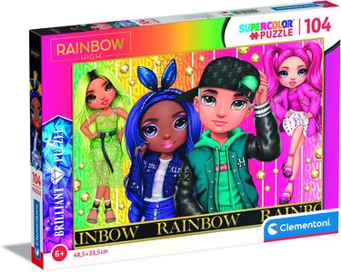 Clementoni Brilliant Rainbow High Kinderpuzzle 104 Teile
