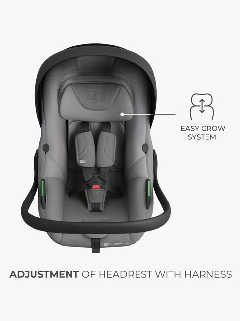 Kinderkraft I-LITE Babyschale inkl. ENDURA SAFE FX Basis, Grey
