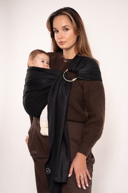 Love Radius No Knot Woven Tragetuch, Black