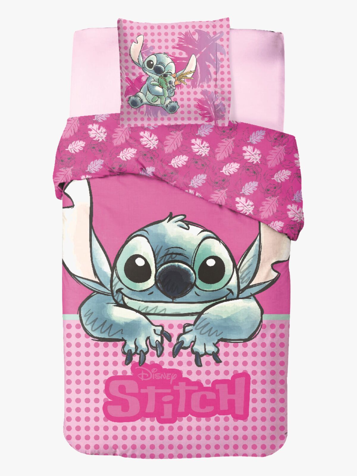 Disney Lilo & Stitch Bettwäsche 140x200 cm, Rosa