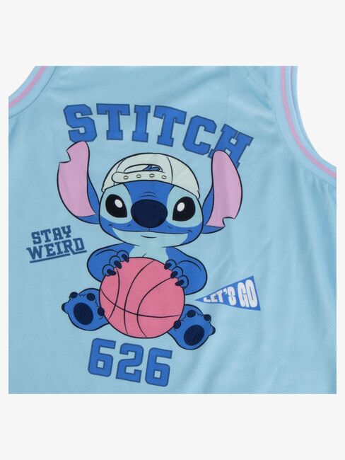 Disney Stitch Tanktop & Shorts Sport Set, Blau