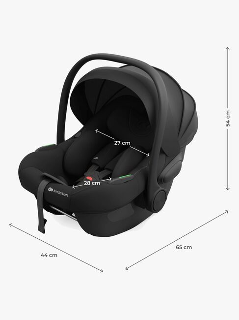 Kinderkraft I-LITE Babyschale, Graphite Black
