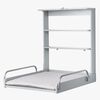 Roba Wandmontierter Wickeltisch & Wickelunterlage, Taupe Lacquered/Silver Grey
