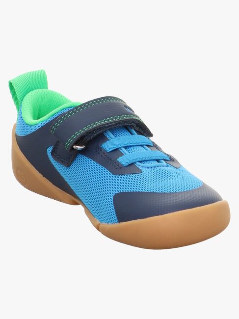 Superfit Vento Barefoot Sneaker, Blau/Hellgrün