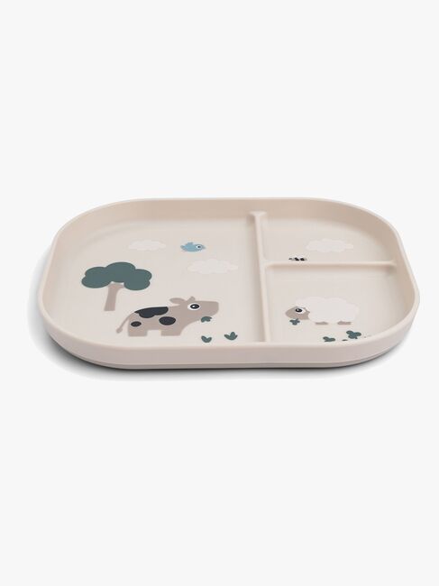 Done By Deer Tiny Farm Foodie Teller Unterteilt, Sand