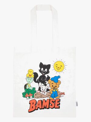 Bamse Stoffbeutel, Weiß