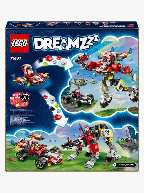 LEGO DREAMZzz 71497 Coopers Tiger-Mech und Zero's Hot Rod Auto