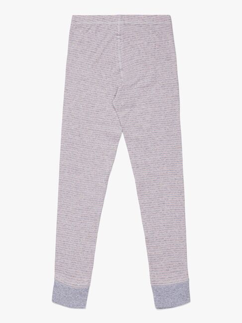 Luca & Lola Toto Lange Unterhose 2er-Pack, Pink/Stripes