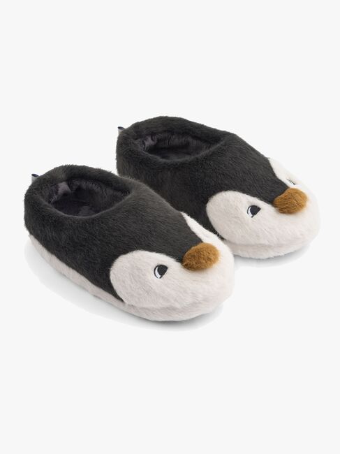 LIEWOOD Aviaja Penguin Hausschuhe, Sandy / Dark grey