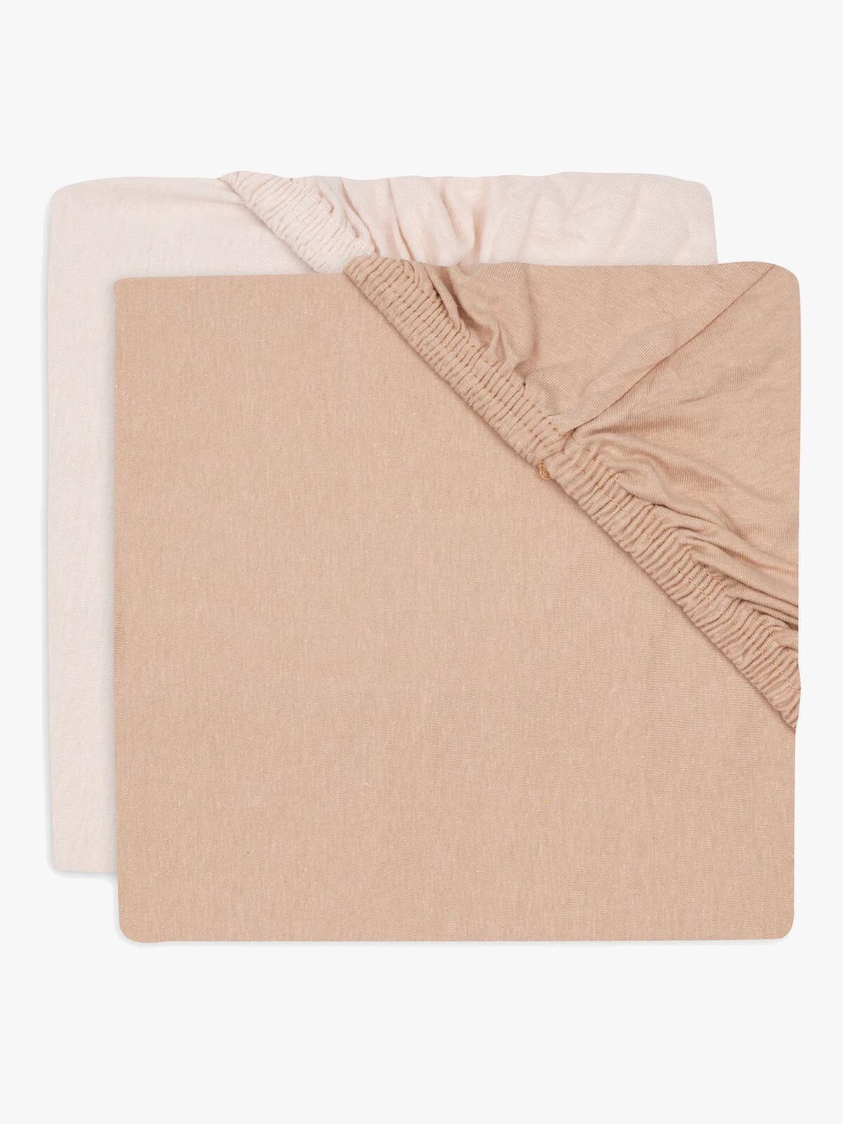 Jollein Spannbettlaken 60x120 2er-Pack, Blush/Wild Rose