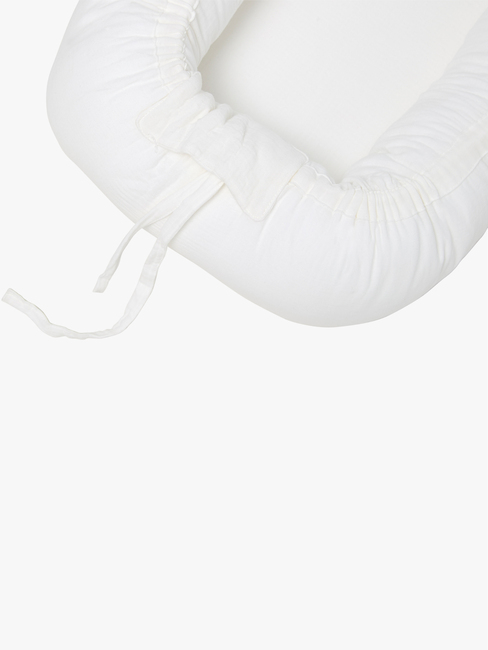 Alice & Fox ALBA Babynest mit Griffen, White Muslin