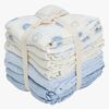 Pippi Musselintuch 8er-Pack, Celestial Blue