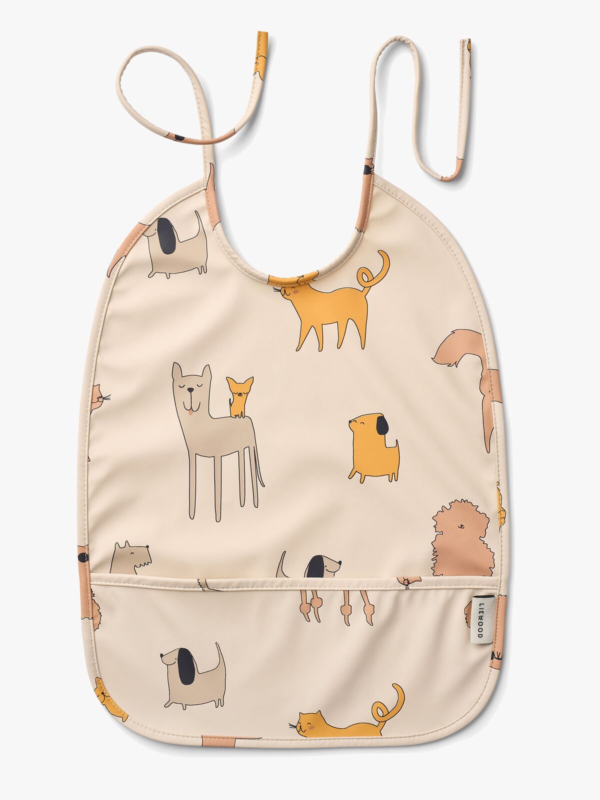 LIEWOOD Lai Lätzchen, Cats & Dogs/Sandy