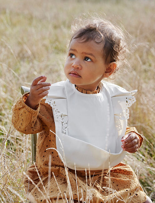 Elodie Lätzchen Baby 3+, Vanilla White