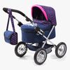 Bayer Design Trendy Puppenwagen Einhorn, Blau