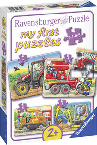 Ravensburger Puzzle Fahrzeuge 2, 4, 6 & 8 Teile