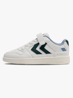 Hummel St Power Play Jr Sneaker, White/Green
