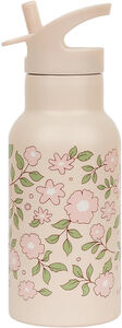 A Little Lovely Company Wasserflasche Blumen 350 ml, Rosa