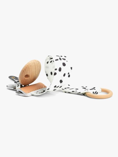 Elodie Schnullerkette Holz, Dalmatian Dots