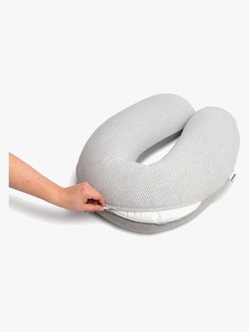 Doomoo Bezug Buddy Gestreift, Grau