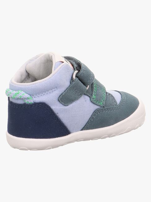 Superfit Flummi Barefoot Sneaker, Blau/Hellgrün