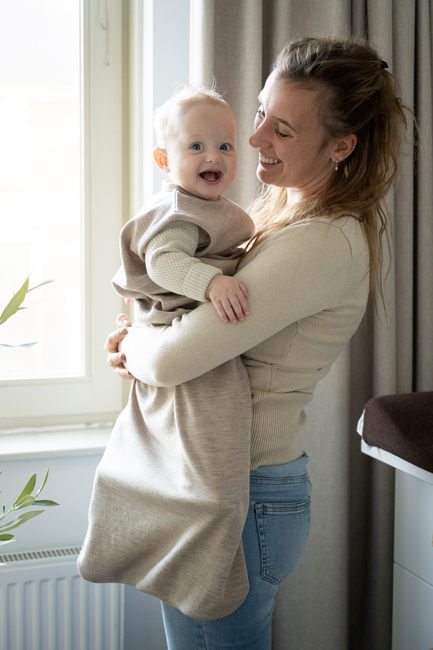 Baby's Only Schlafsack Merinowolle 70cm, Fine Sand