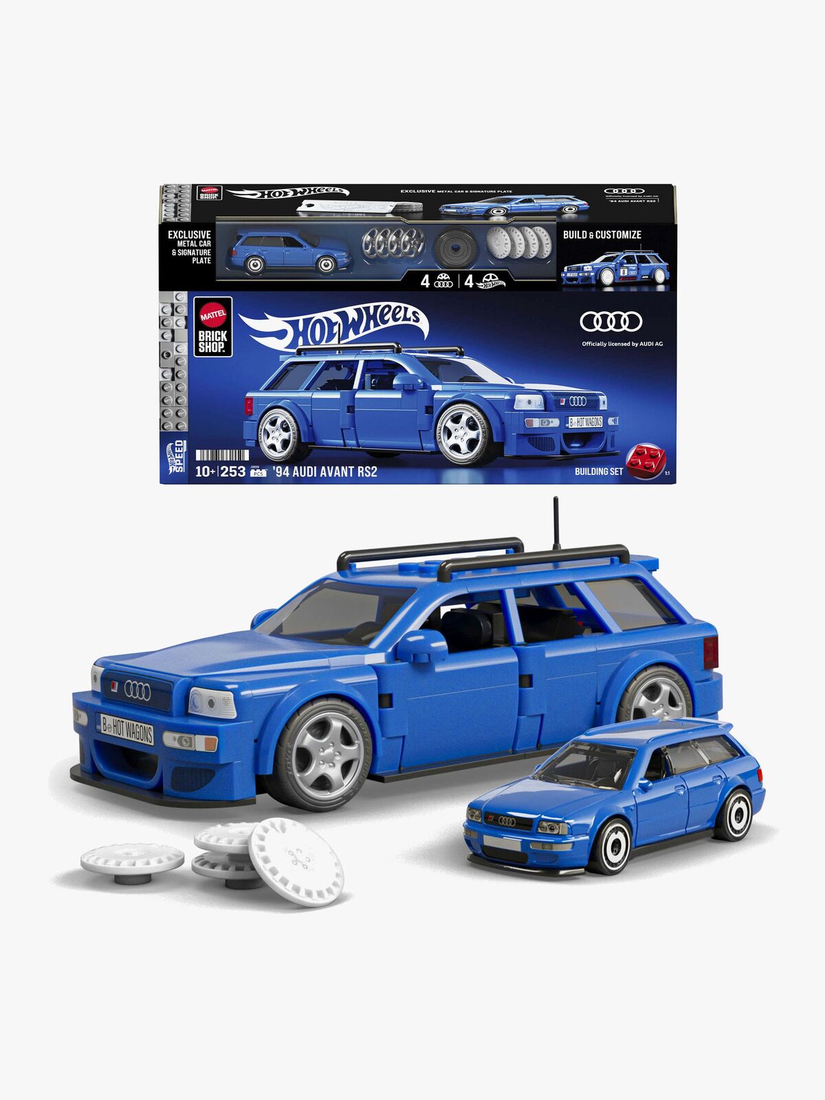 Mattel Brick Shop Hot Wheels Speed Series Bausatz Audi Avant RS2 -94